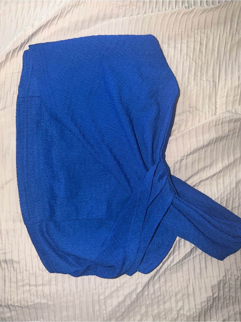 SHEIN Royal Blue Twist-Front Women's Top